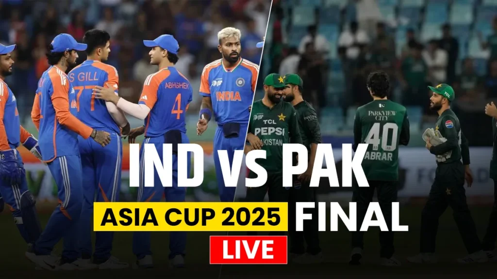 India vs Pakistan, Asia Cup 2025 Final Live Score: India Need 147 to Win After Pakistan Collapse