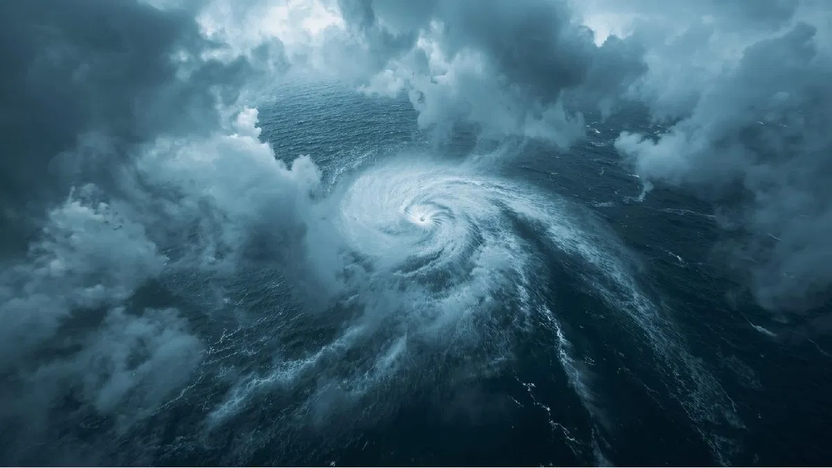 Vehicle crushed under fallen tree during Cyclone Montha in Visakhapatnam